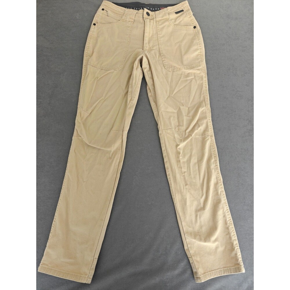 Wrangler ATG Womens Hiking Pants Size 6 Medium Khaki Outdoor Utility Stretch